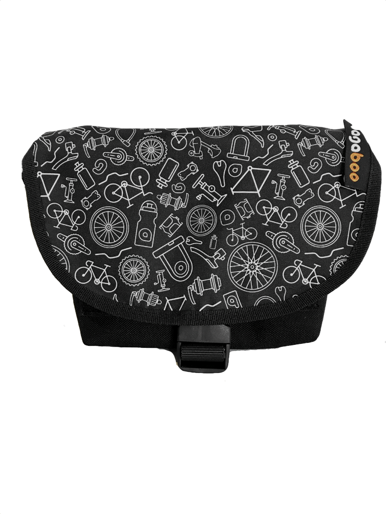 Bagaboo Hip Pouch S with Cyclist Pattern