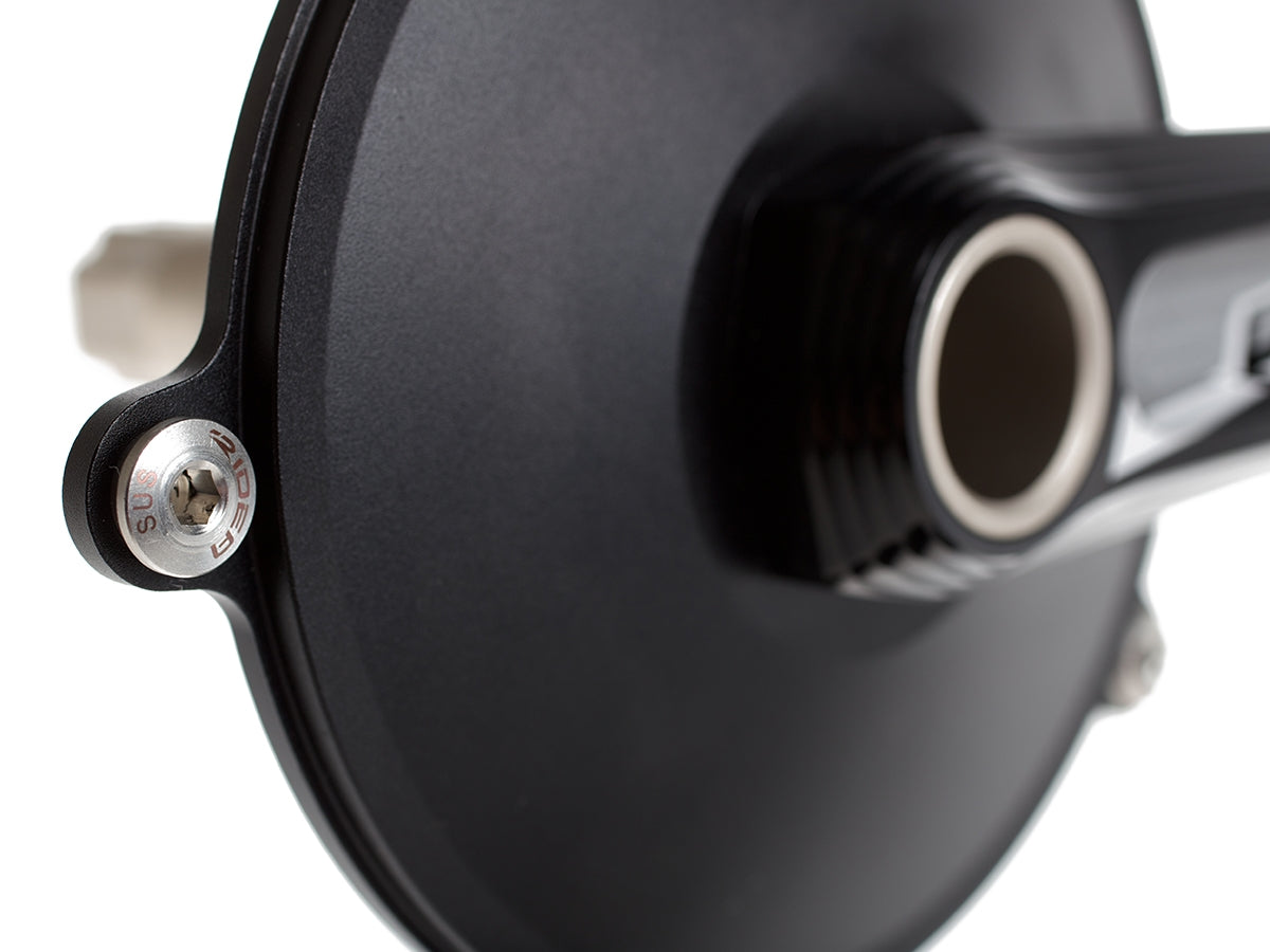 Ridea 3D Track Crank Arms 165 mm - Black with Steel Axle