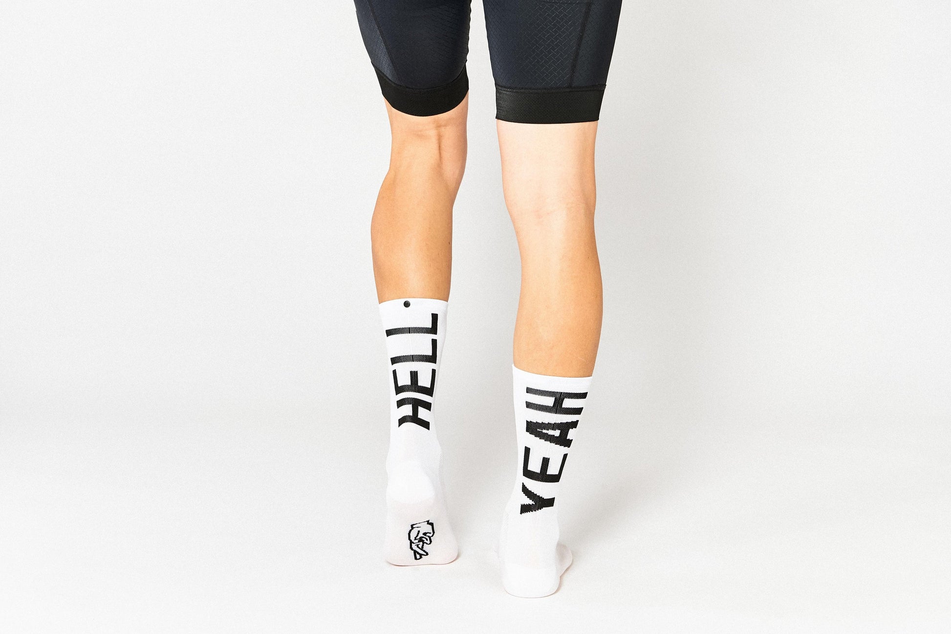 FINGERSCROSSED #666 HELL YEAH 2.0 White Cykelstrumpor