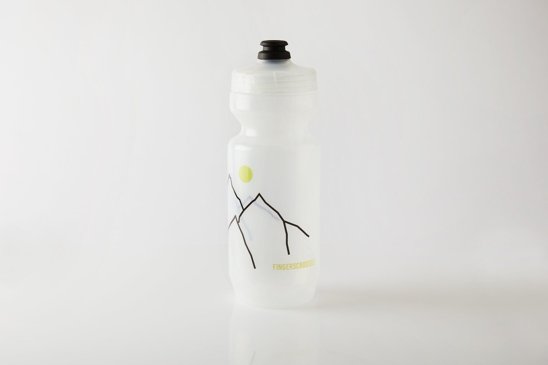 FINGERSCROSSED #GTH Bidon Mountain Transclear - Butelka na wodę 650 ml