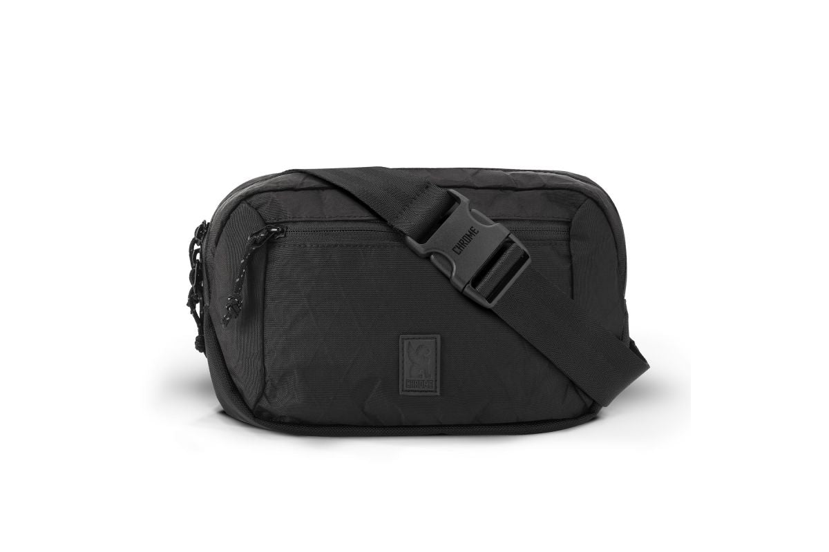 Chrome Ziptop Waistpack - BLCKCHRM