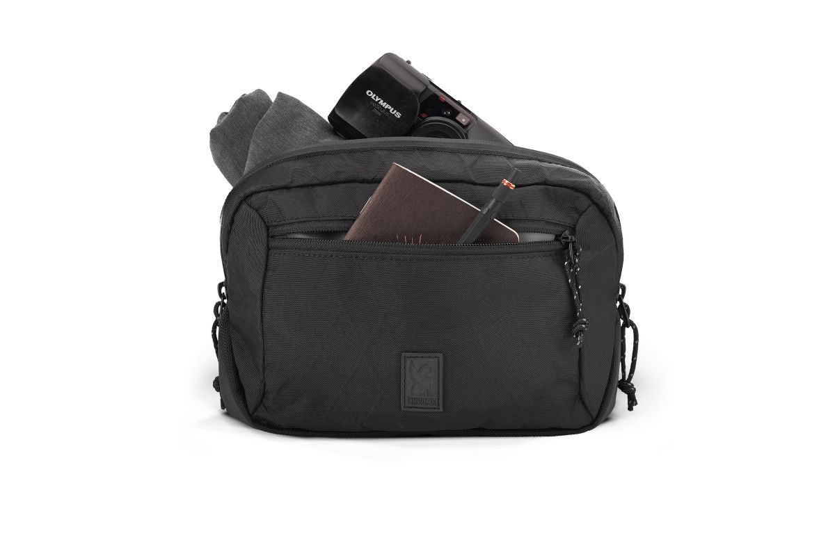 Chrome Ziptop Waistpack - BLCKCHRM