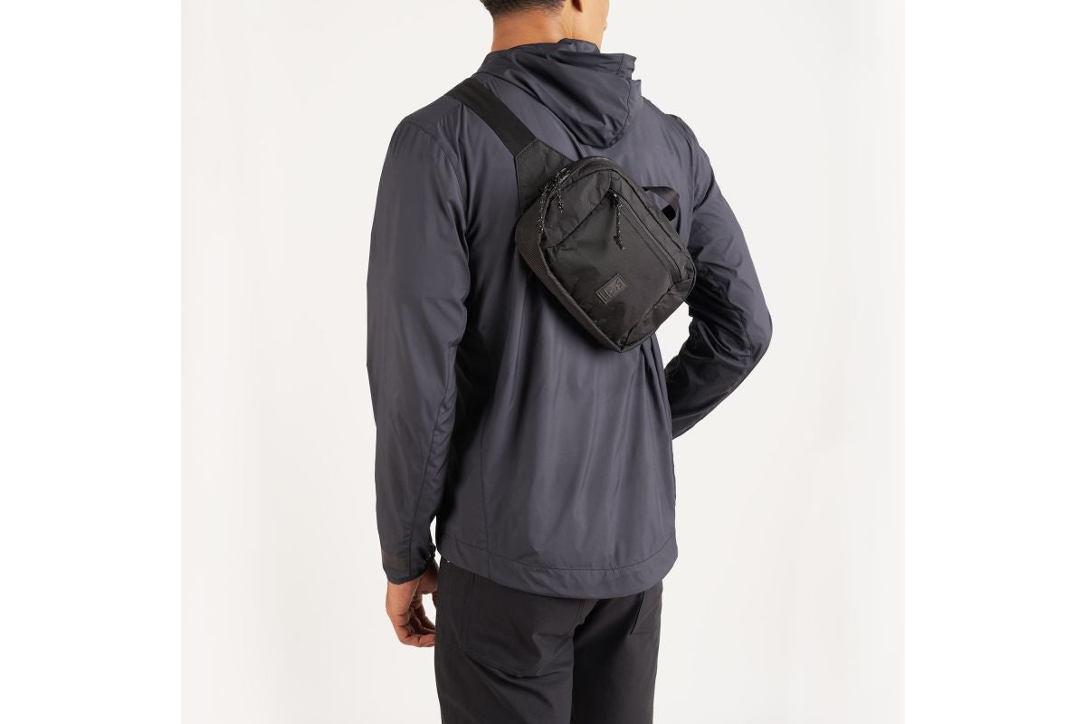 Chrome Ziptop Waistpack - BLCKCHRM