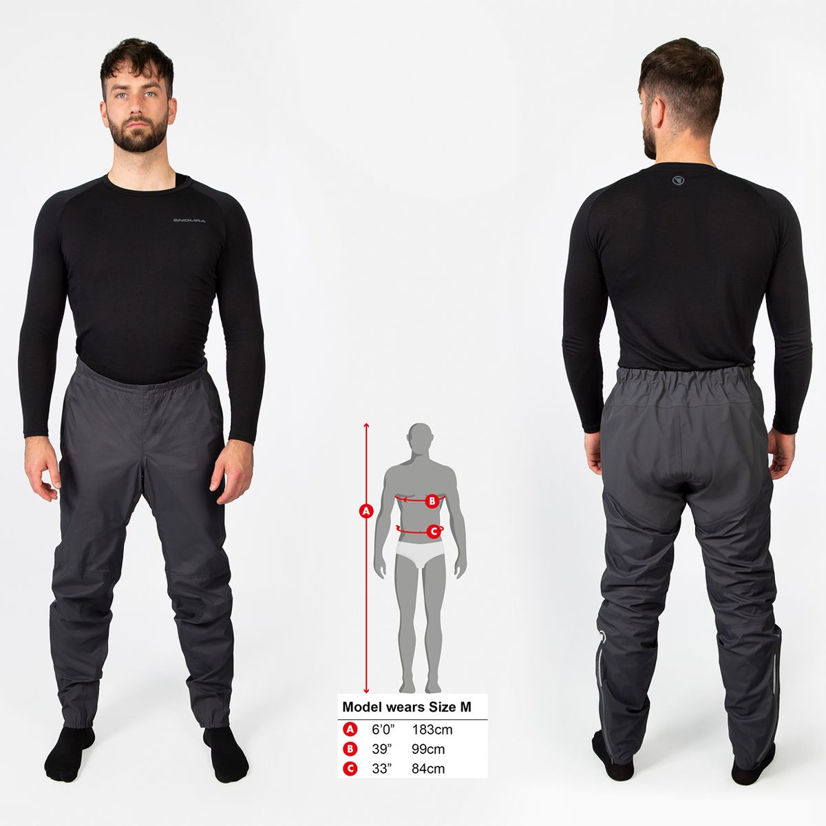 Endura GV500 Waterproof Trouser, Anthracite