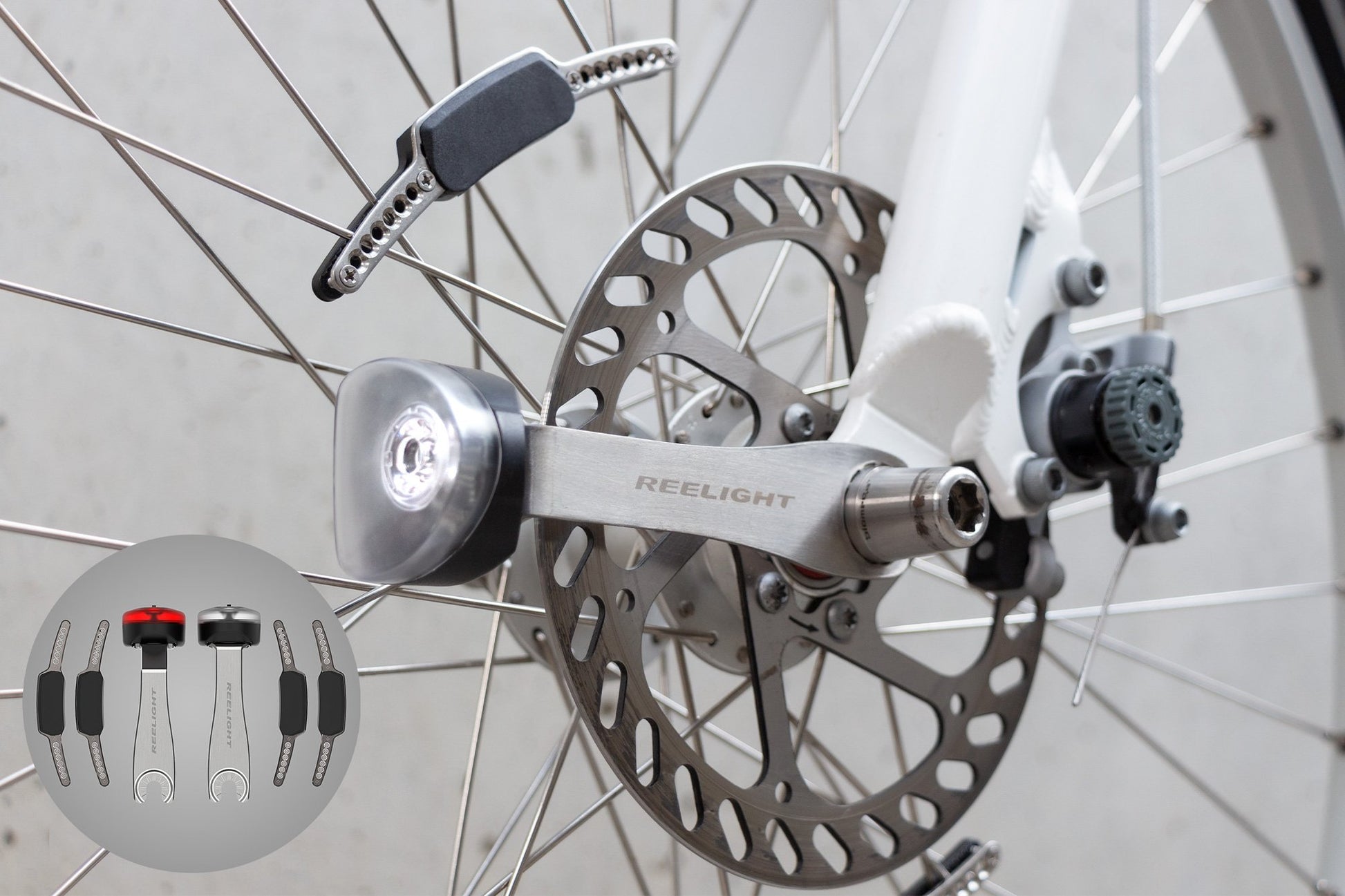 Reelight SL250 oświetlenie napędzane stałym magnesem