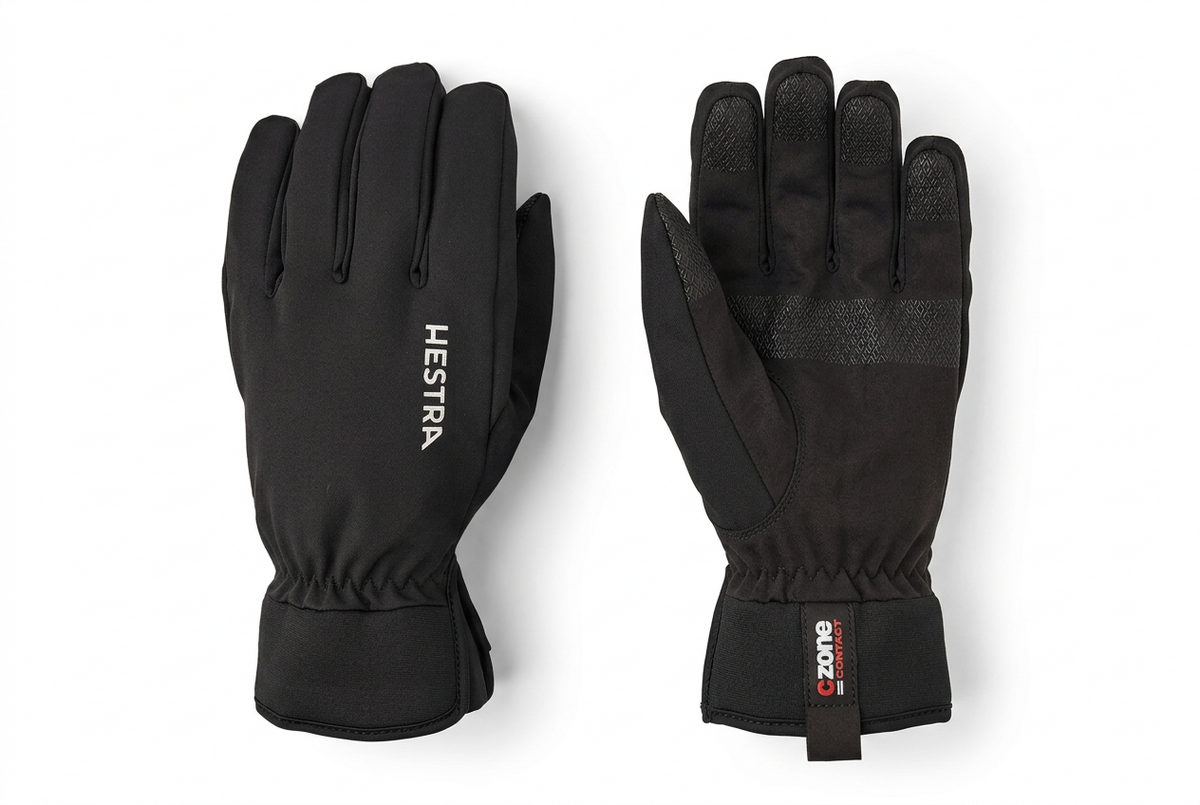 Hestra CZone Contact - 5 Finger / Svart 11