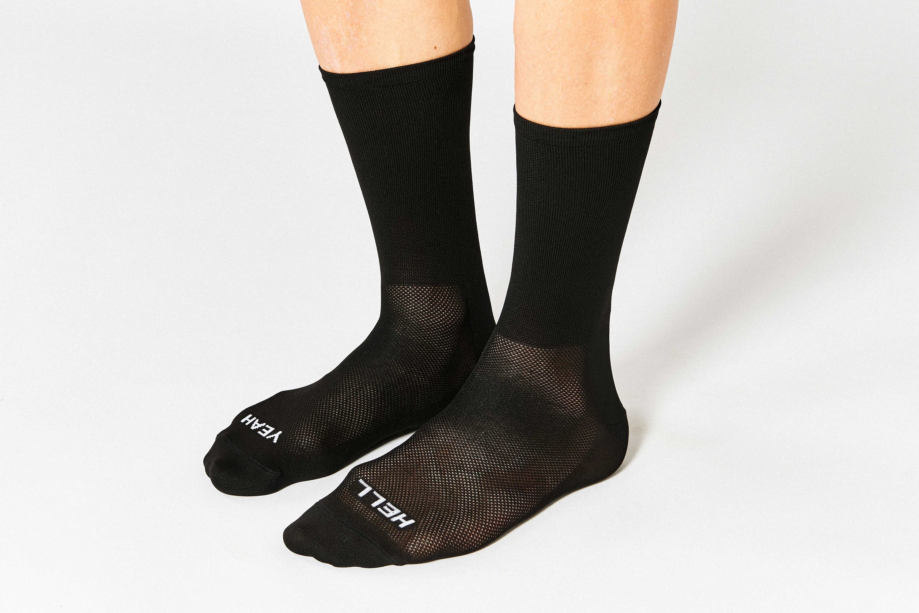 FINGERSCROSSED #666 Hell Yeah 1.0 Black Cykelstrumpor