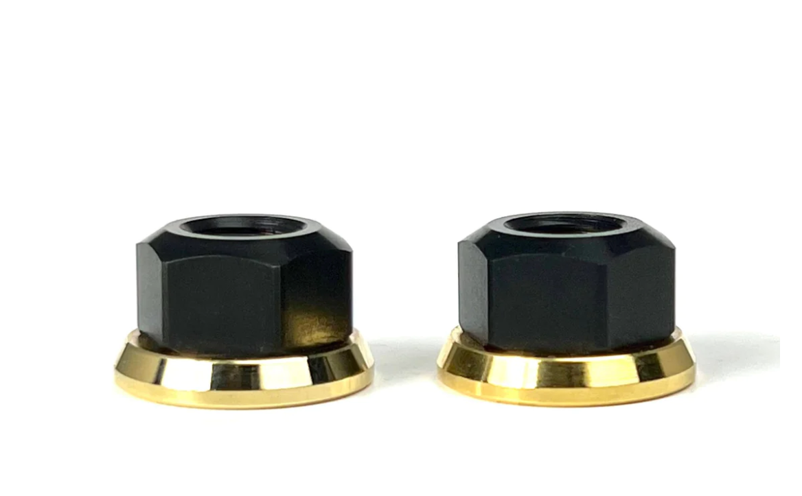 Runwell Elite Hub Nut (2 in a set) Black Gold