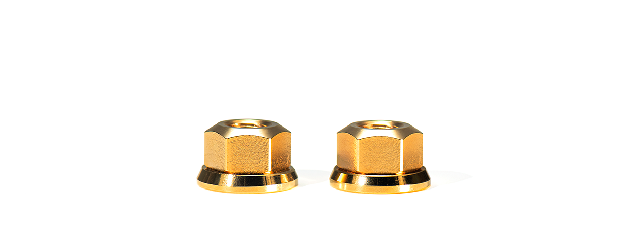 Runwell Elite Hub Nut (2 in a set) Gold