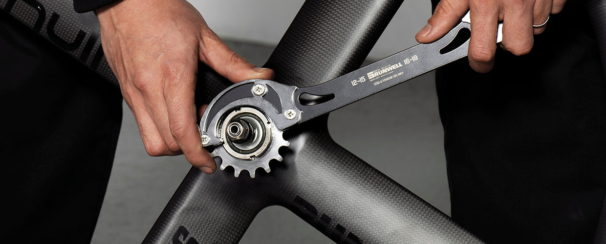 Runwell COG1218L Fixed Steel & Ti Cog Wrench