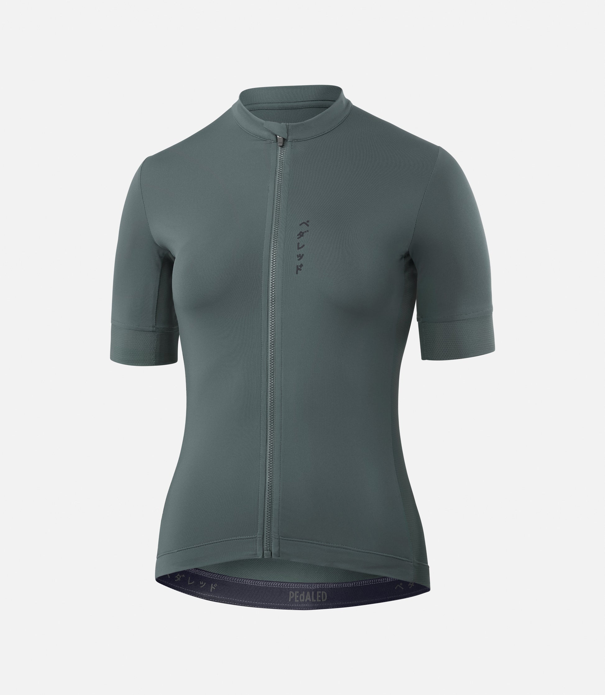 PEdALED Damen Mirai Leichtes Trikot - Dunkel Schiefer