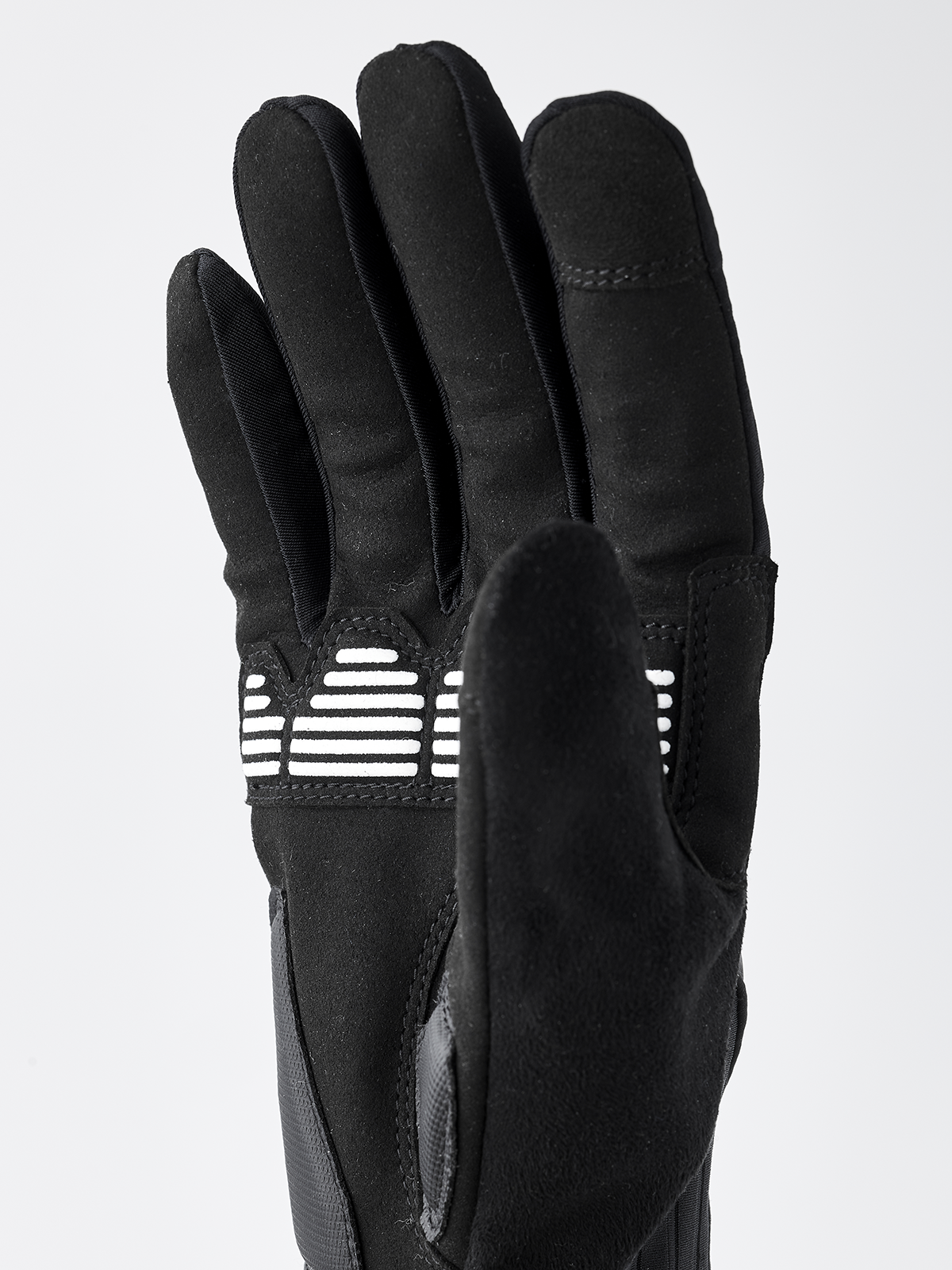 Hestra Bike Reflective Long - 5 Finger Dark Grey