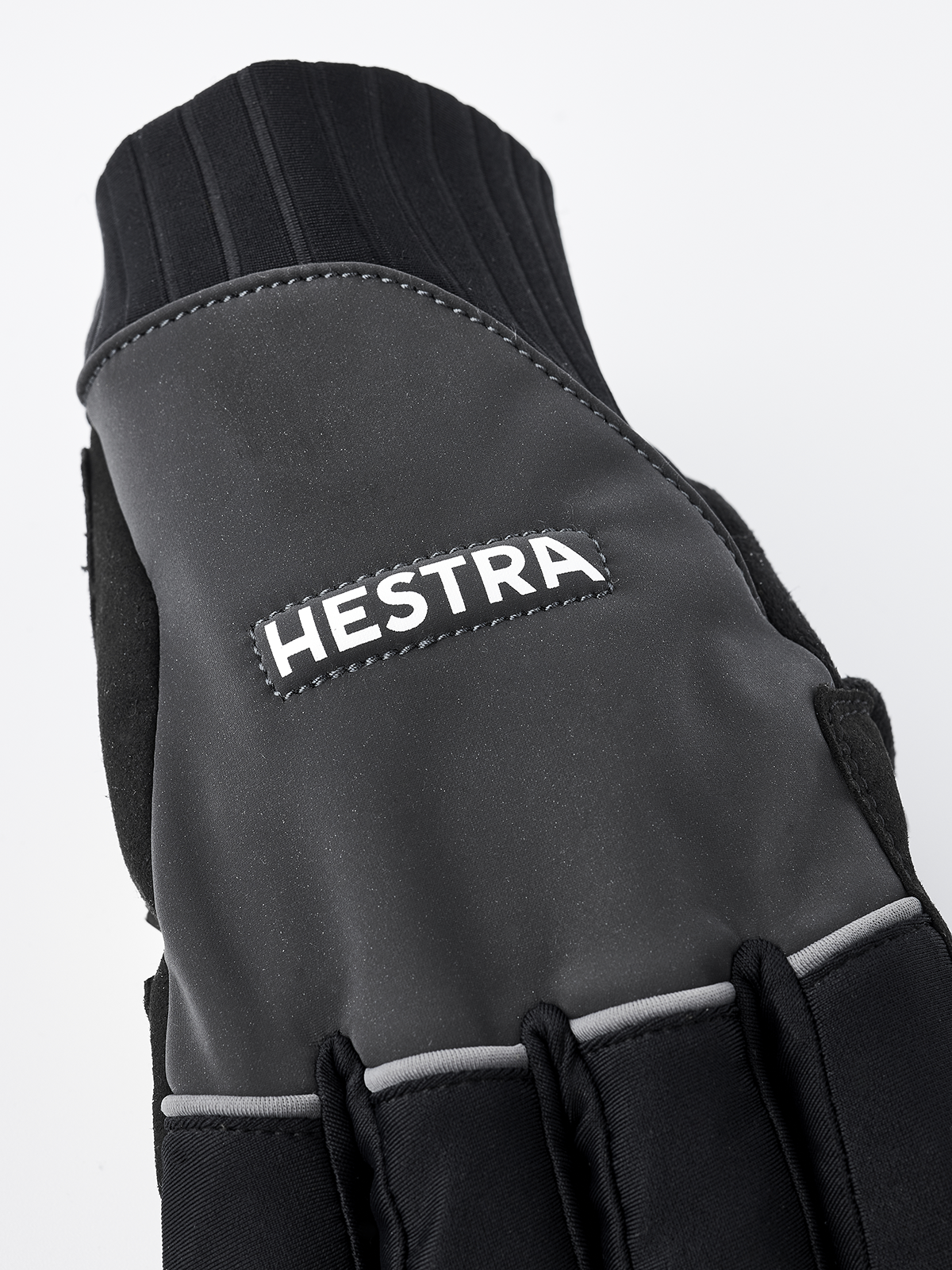 Hestra Bike Reflective Long - 5 Finger Dark Grey