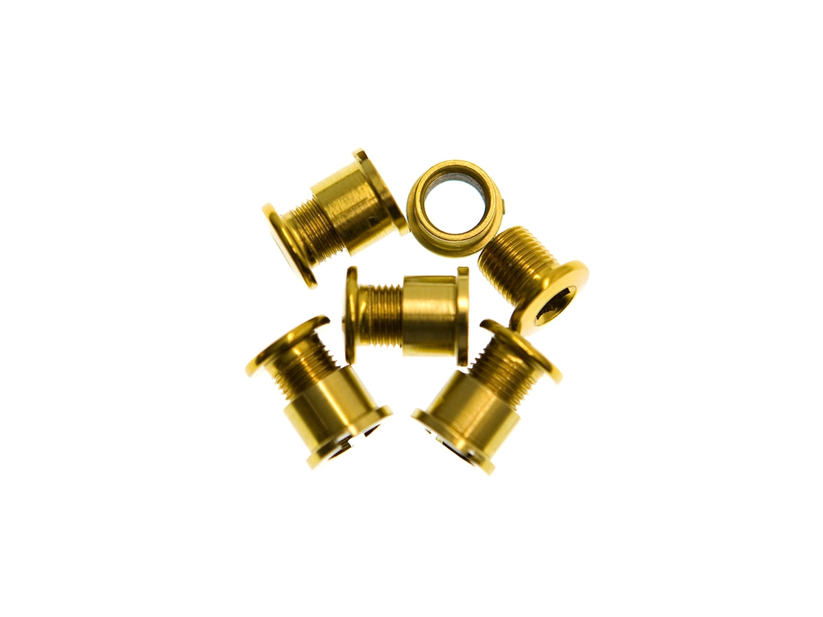 BLB Single Chainring Bolts - Multiple Colours Guld