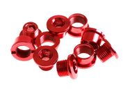 BLB Single Chainring Bolts - Multiple Colours Röd