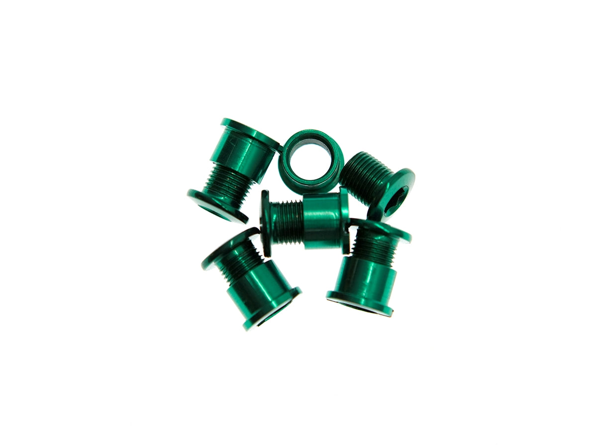 BLB Single Chainring Bolts - Multiple Colours Grön