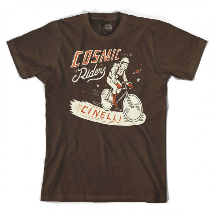 Cinelli Sergio Mora 'Cosmic Rider' Brown T-shirt