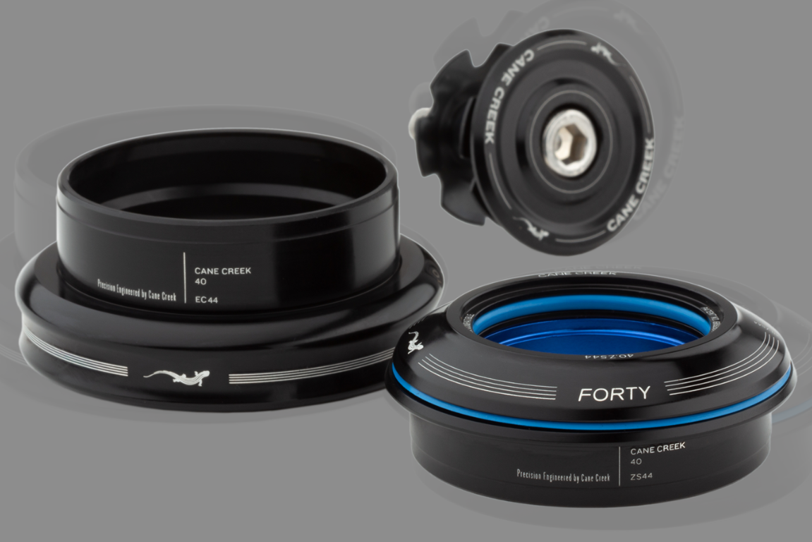 Cane Creek 40 Tapered Headset, Black ZS44/28.6/H8 | EC44/40