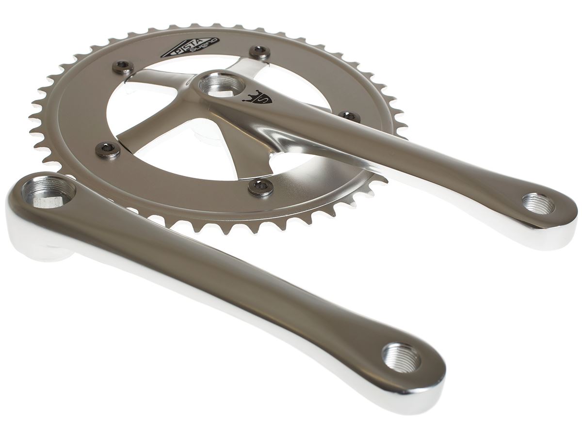 Sugino RD2 Pista Crankset - Silver – urbanbikewear.com
