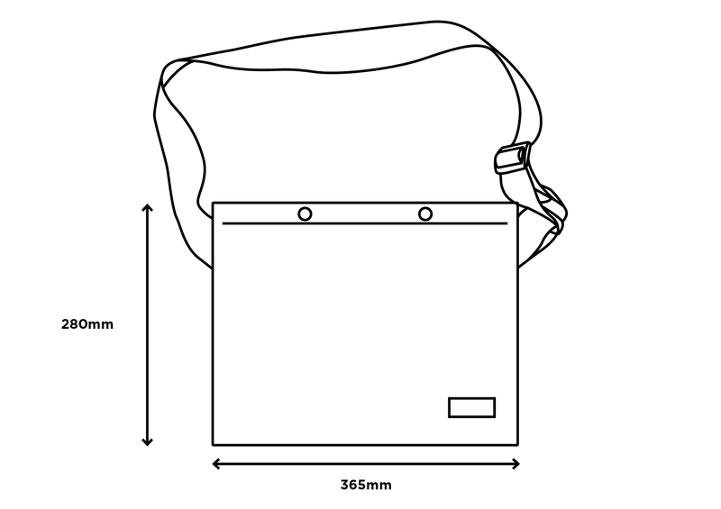 Restrap Musette Bag - Grey
