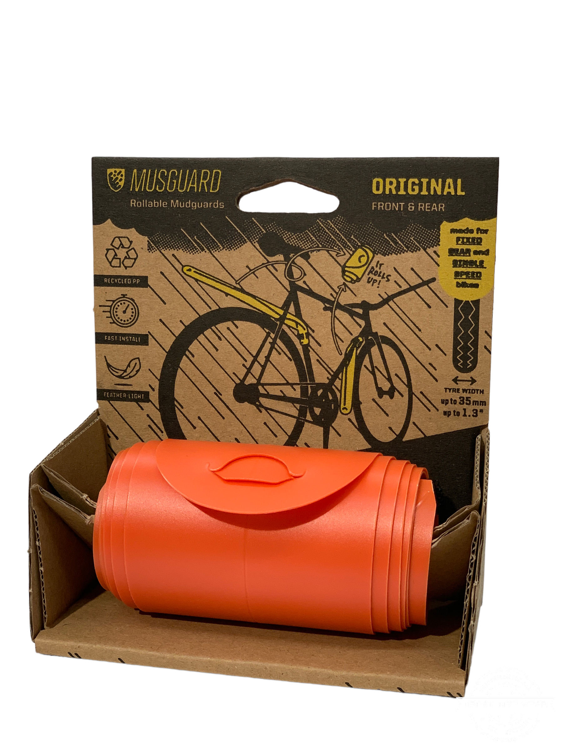 Musguard OG set stänkskärmar (fram + bak) Orange