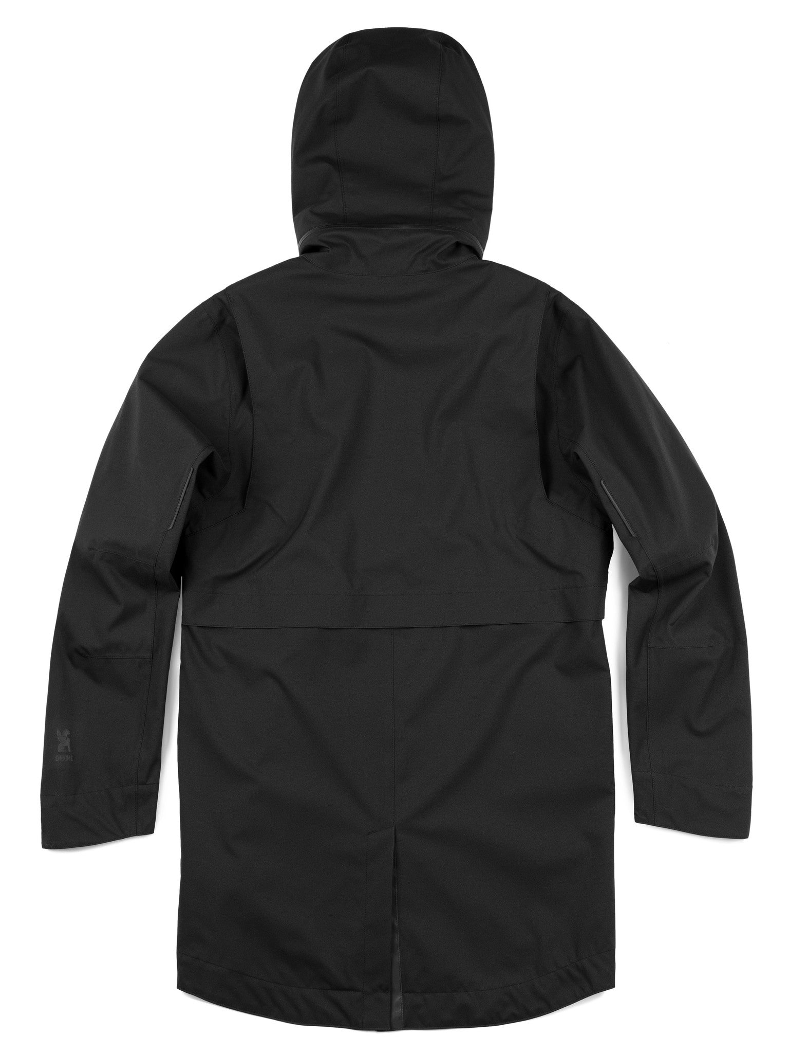 Chrome Stanton Rain Trench - Black