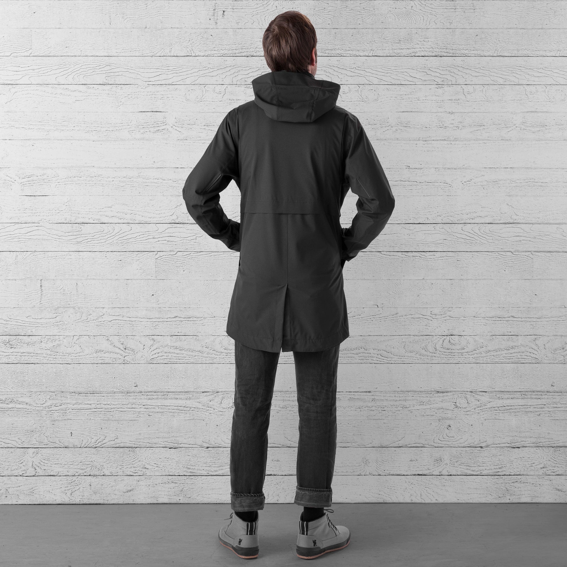 Chrome Stanton Rain Trench – czarny
