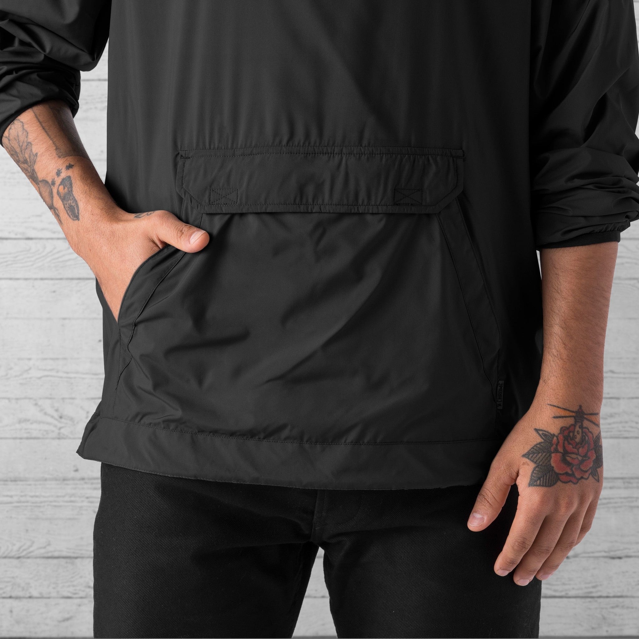 Anorak pieghevole Chrome Buckman - Nero