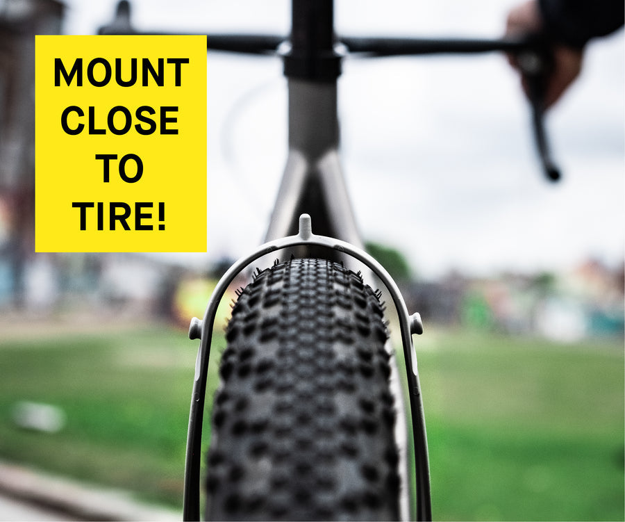 Ass Savers Win Wing Gravel Mudguard - Black Dot