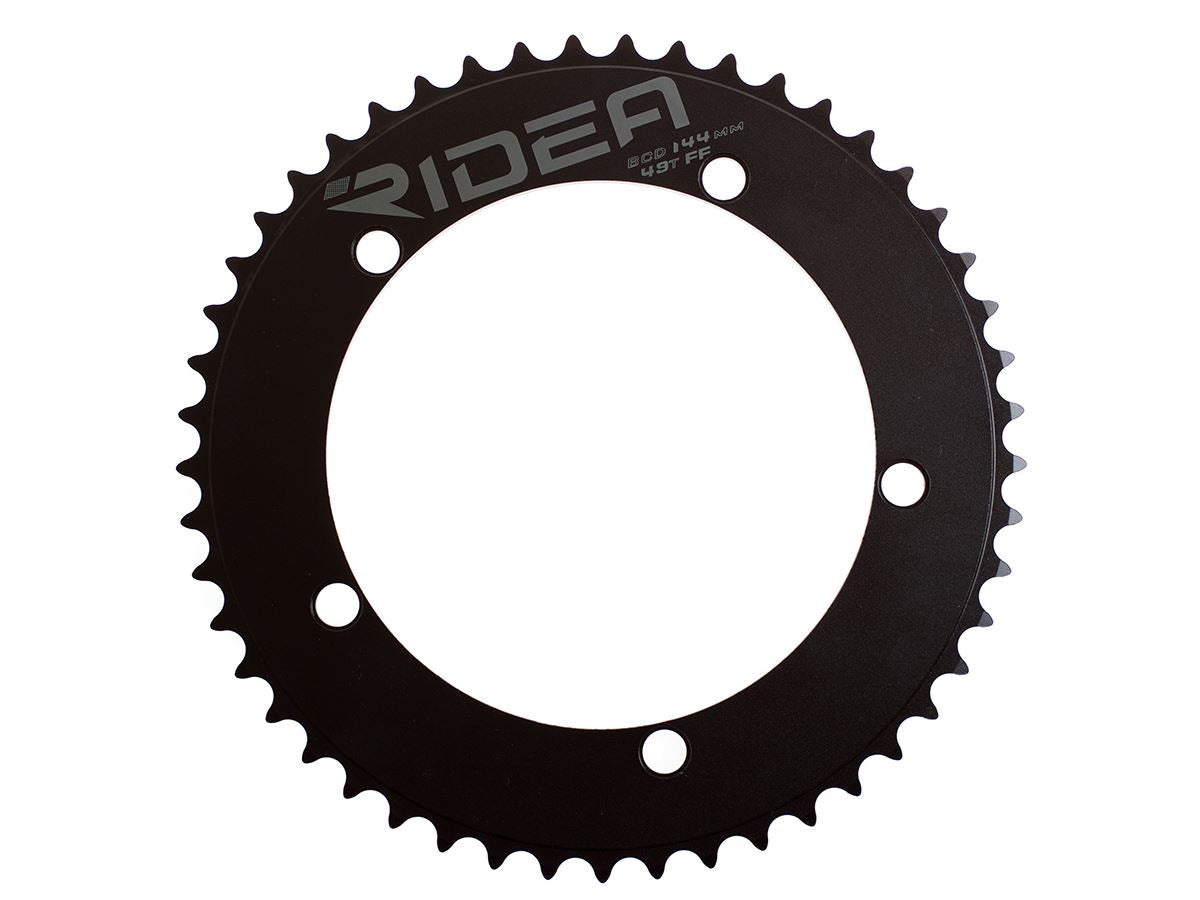 Ridea Full Flow Chainring 1/8" 144 BCD - Black