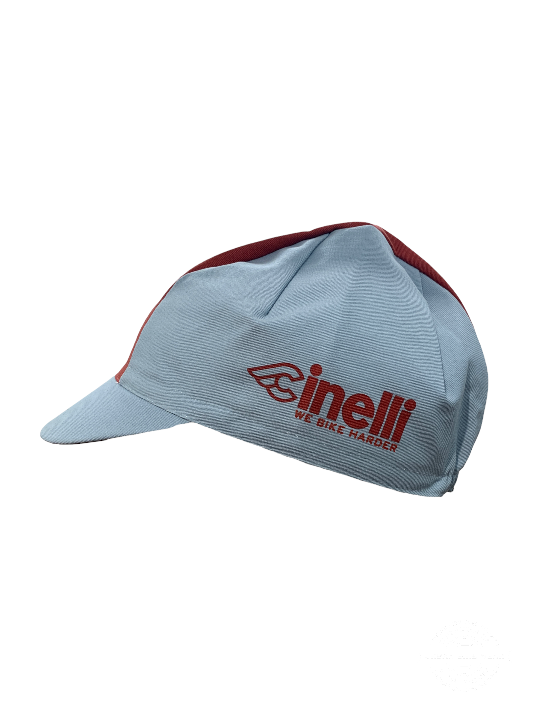 Cinelli We Bike Harder - brązowa czapka rowerowa Brown Line