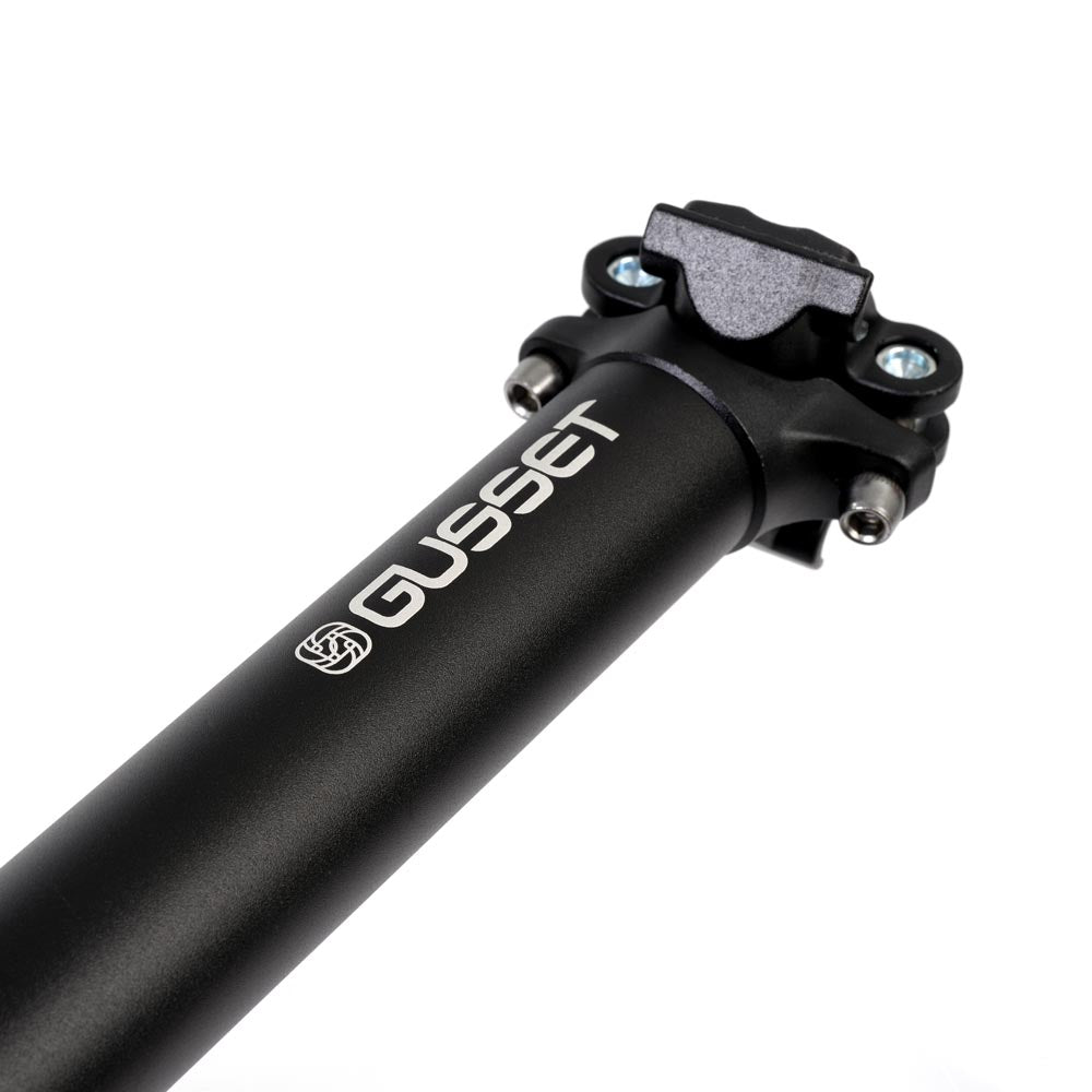 sattelstütze xxl Gusset Lofty XXL Sattelstütze 31,6 450 mm Schwarz – urbanbikewear.com