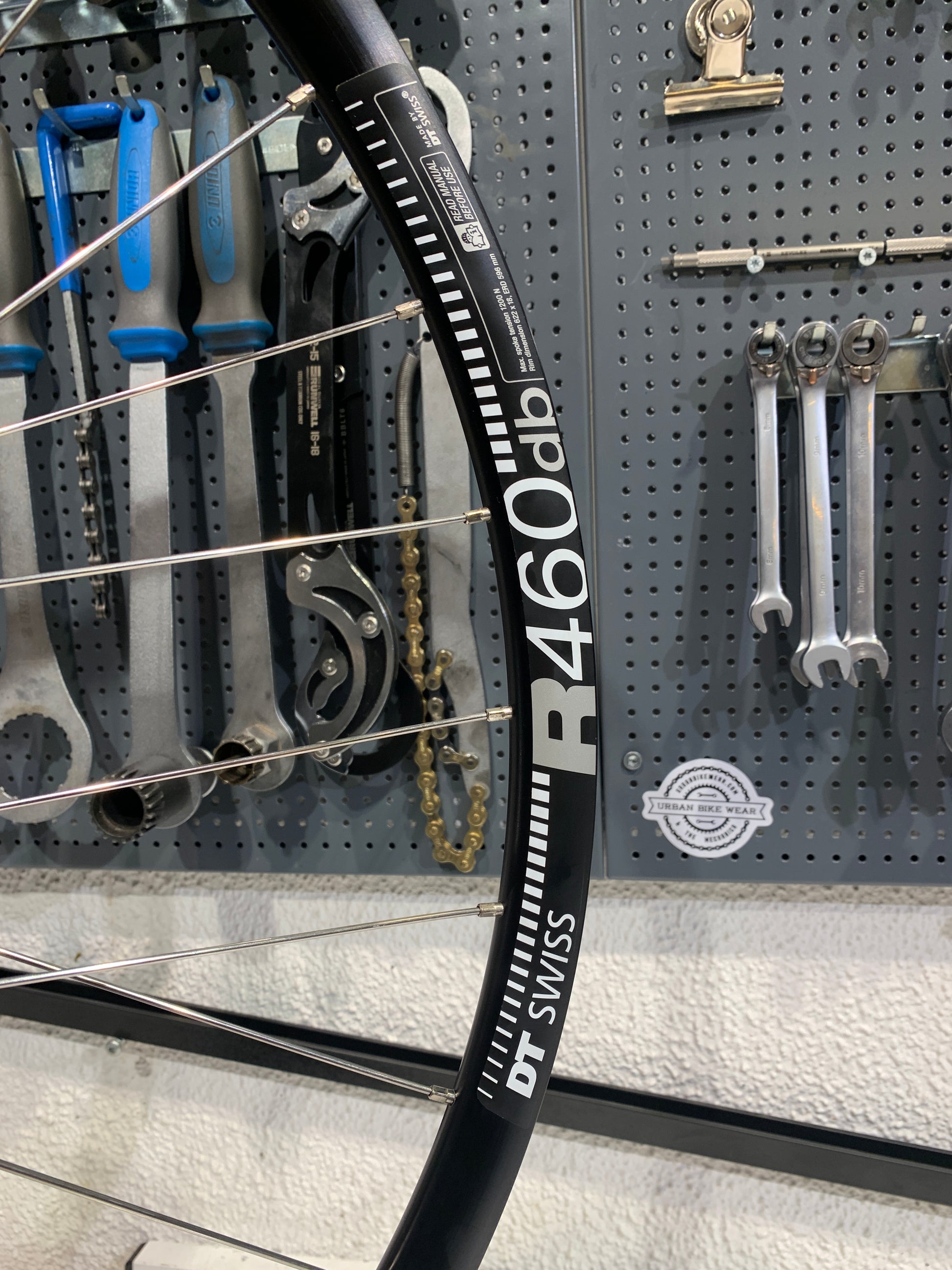 Roue arrière Singlespeed (roue personnalisée UBW) Halo Ridgeline / DT Swiss R 460 DB 135 OLD