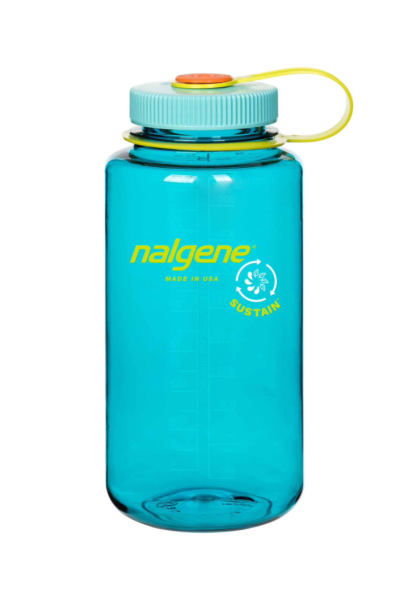 Botella de agua Nalgene de boca ancha Tritan 1L, Cerulean Sustain