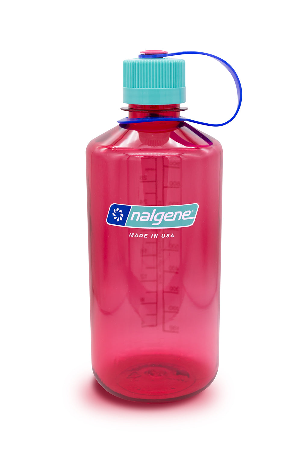 Nalgene Narrow Mouth Tritan Water Bottle 1L, Electric Magenta Sustain