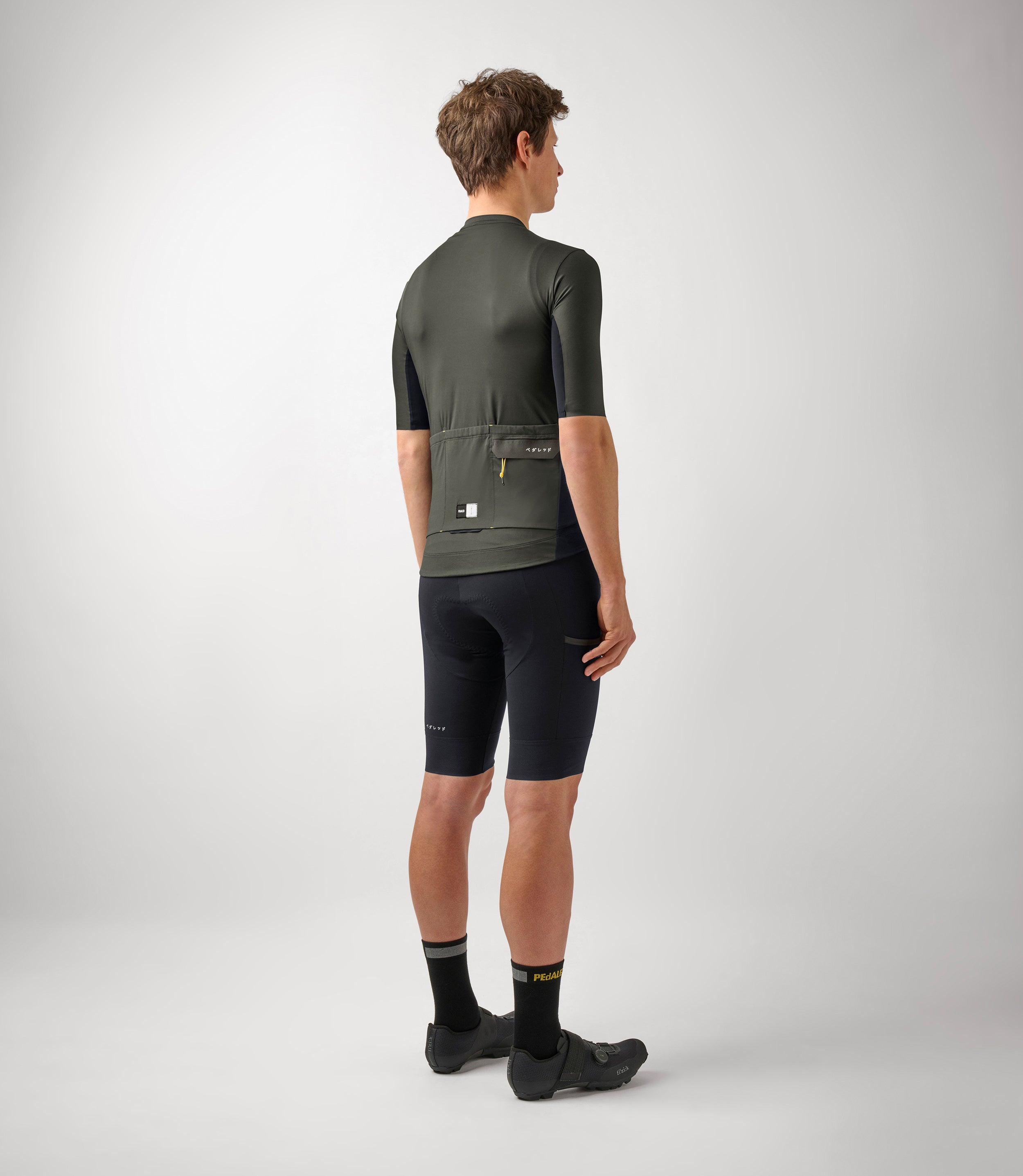 PEdALED Odyssey Kurzarm Cargo-Radtrikot - Grau Ink
