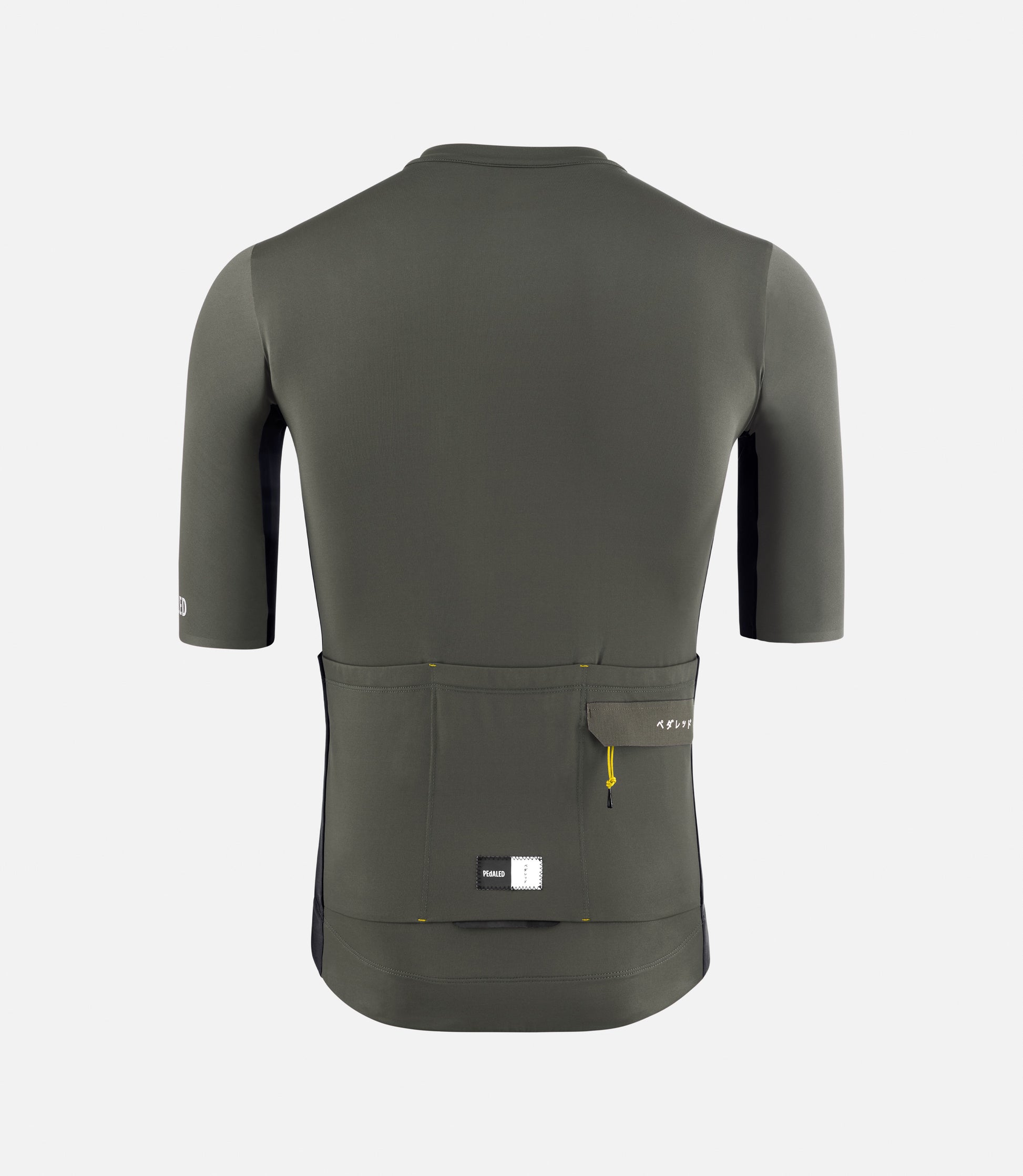 PEdALED Odyssey Kurzarm Cargo-Radtrikot - Grau Ink
