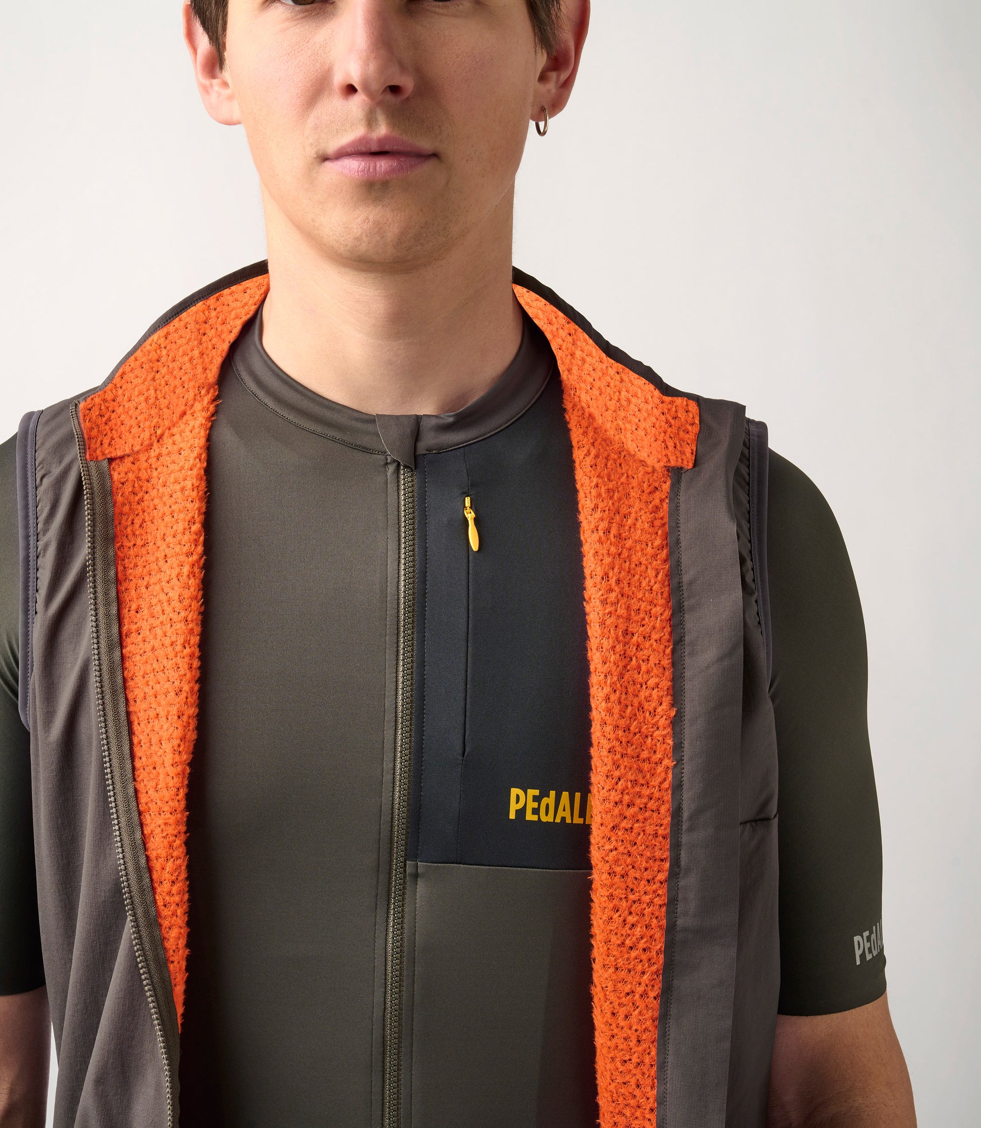 Gilet PEdALED Odyssey Summer Cycling Alpha® - Encre grise