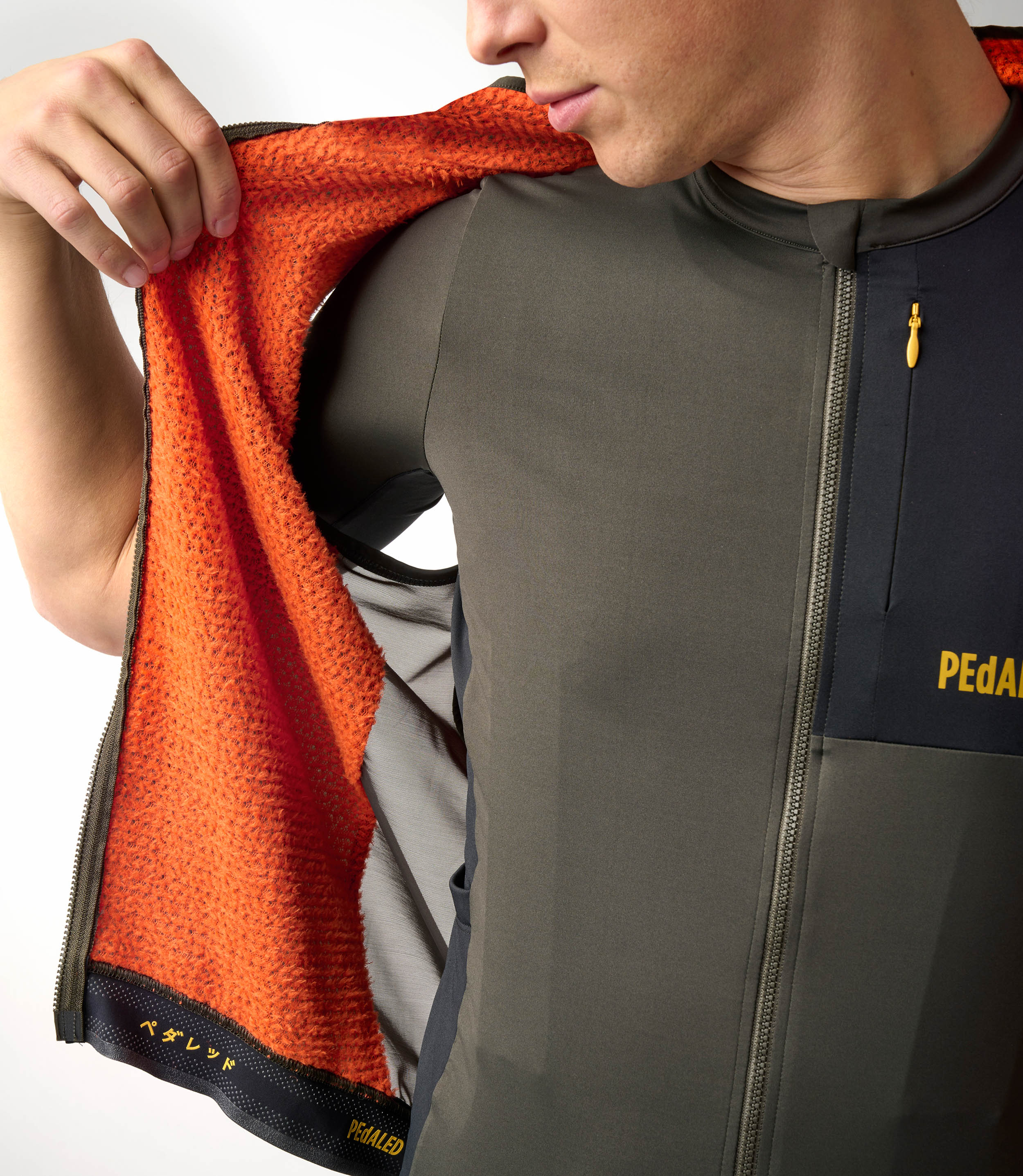 Gilet PEdALED Odyssey Summer Cycling Alpha® - Encre grise