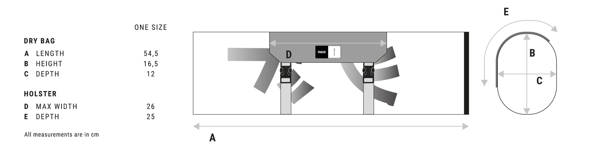 PEdALED Odyssey Handlebar Bag - Raven