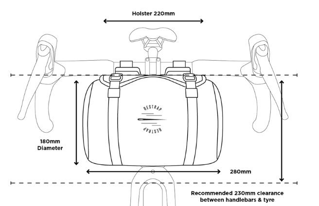 Restrap Race Stuur Tas 7L