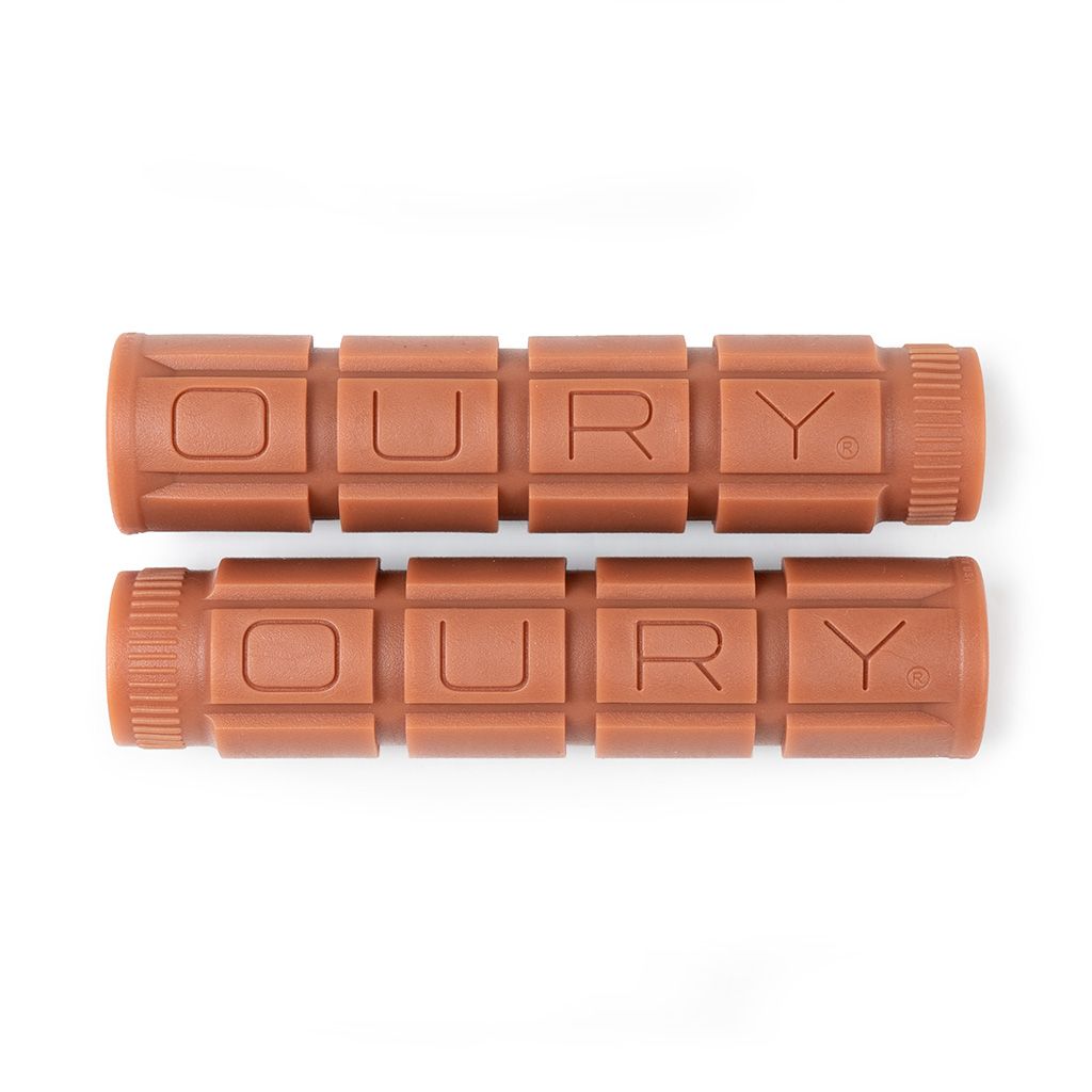 Poignées Oury V2 en composé unique, 135/33mm, gomme