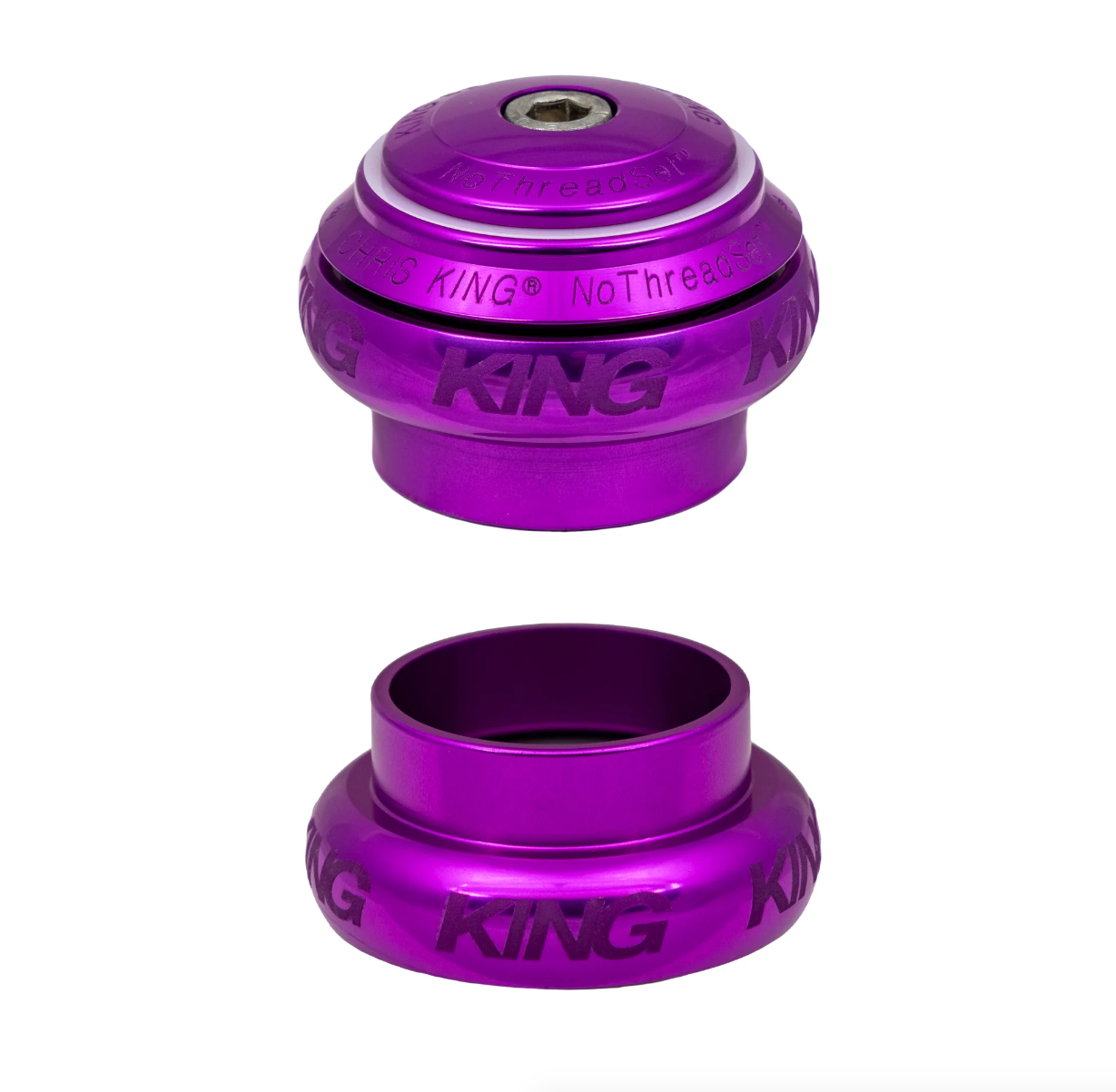 Serie sterzo Chris King NoThreadSet 1-1/8" - Sotto Voce 3D Violetto