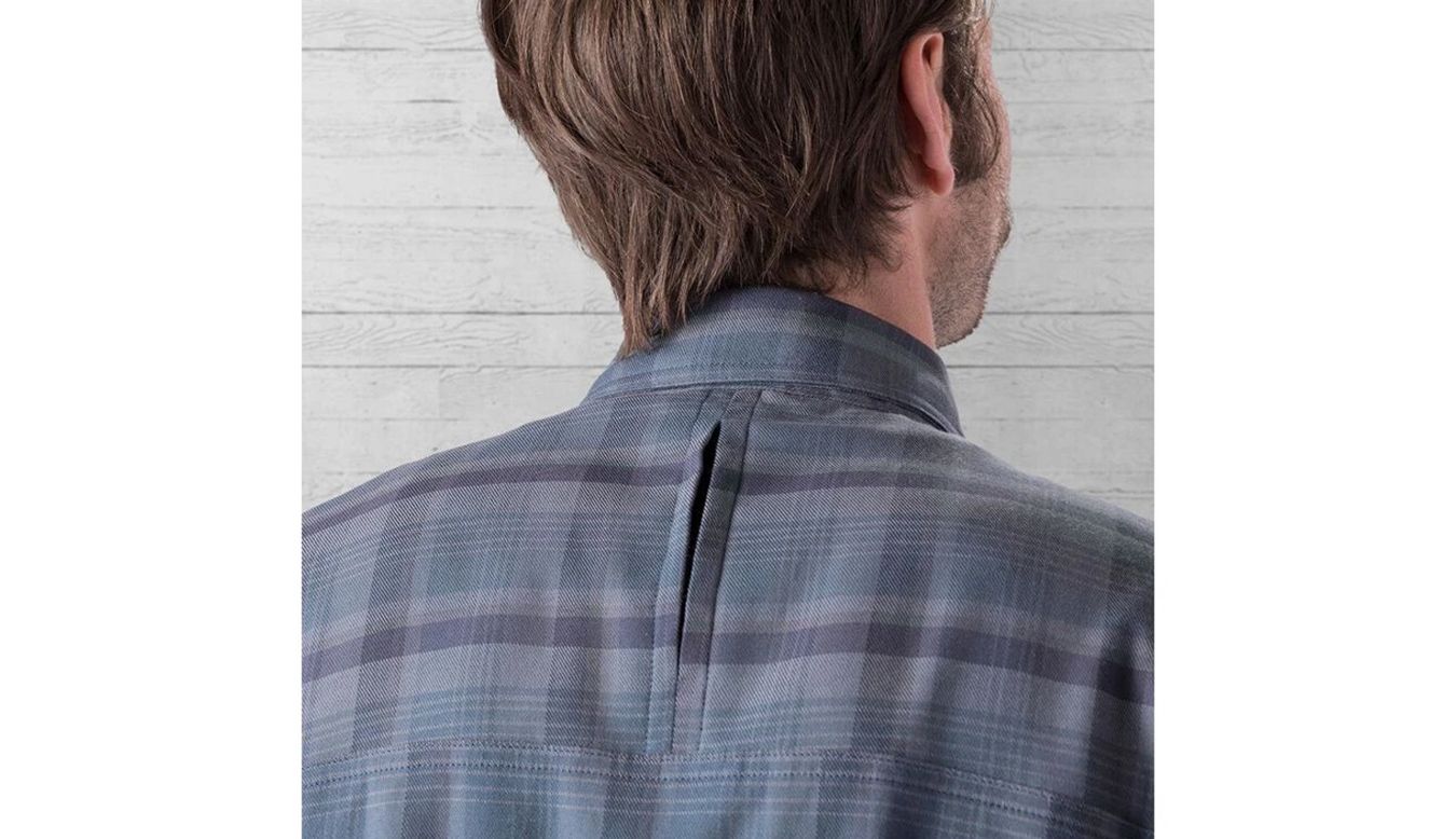 Camicia da lavoro elasticizzata intrecciata Chrome Industries - Blu Notte