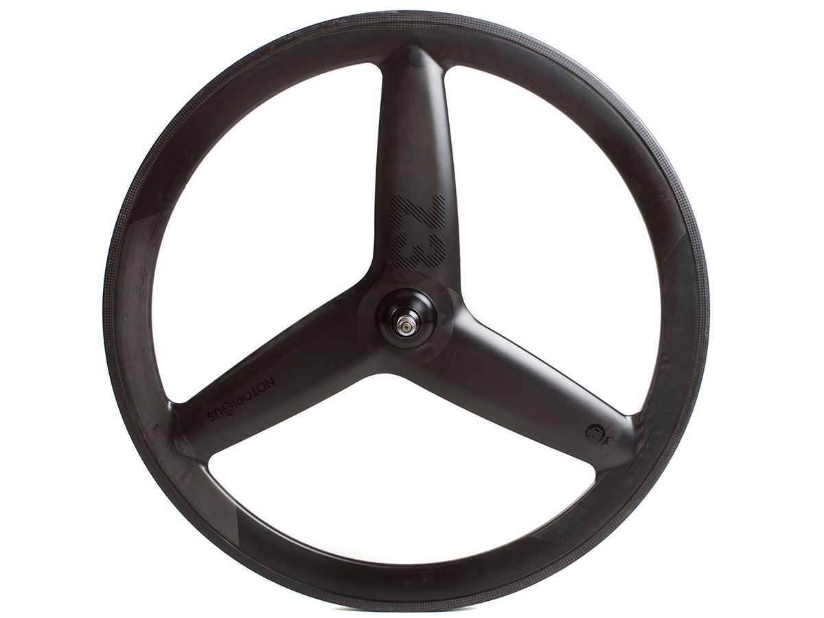 Roues avant BLB Notorious Z3 en carbone intégral - Noir