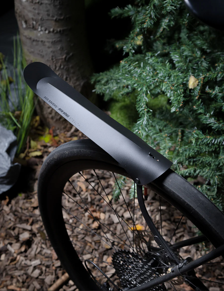 ass saver gravel bike Ass Savers Win Wing Gravel 2 Rear Mudguard Stealth Black