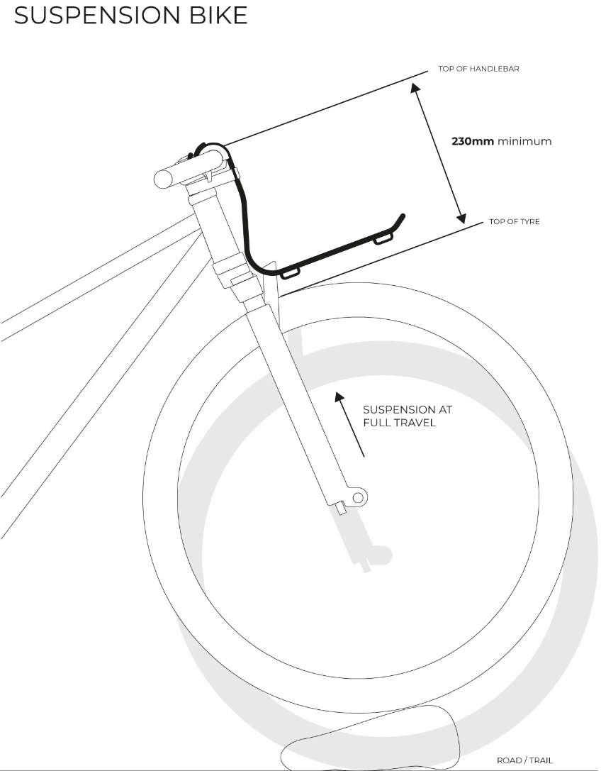 JACK the Bike Rack Handlebar Rack - Black