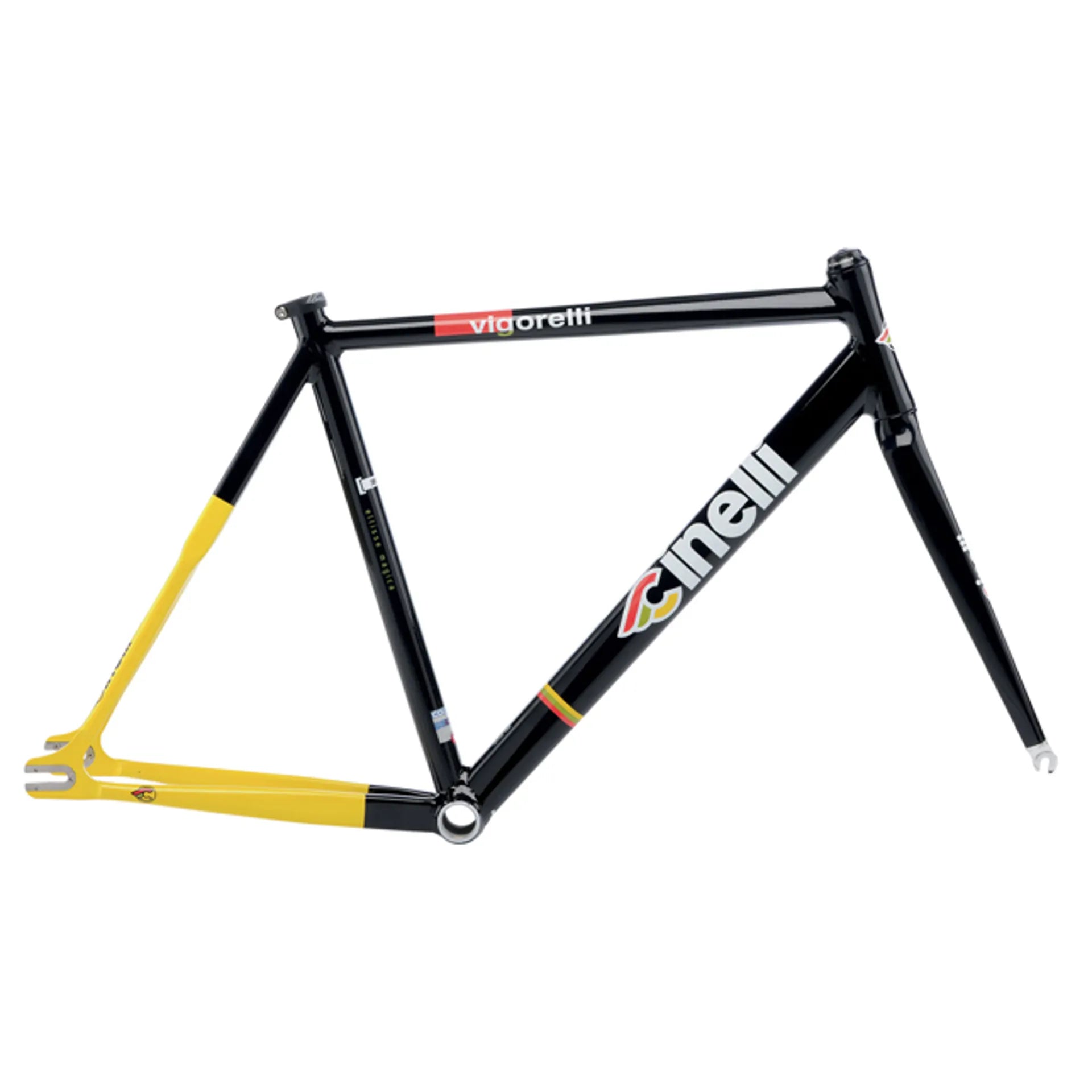NOS: Cinelli Vigorelli Black is Black 58 XL Frames