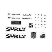 Kit de calcomanías Surly Steamroller - Negro