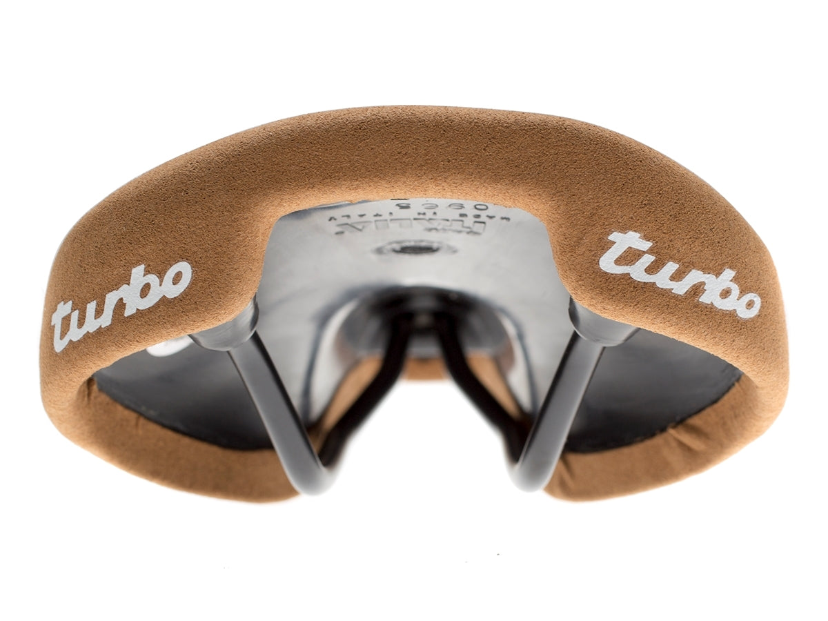 Selle Italia Turbo 1980 Saddle - Nubuck Brown